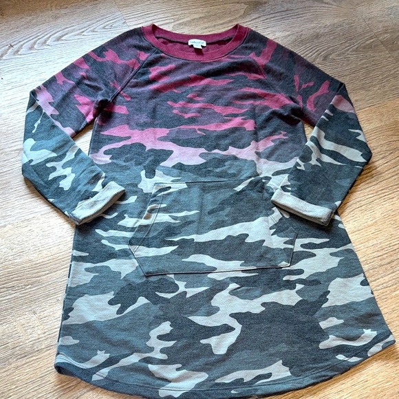 Splendid Camo Long Sleeve Kids Shirt - Picture 1 of 8